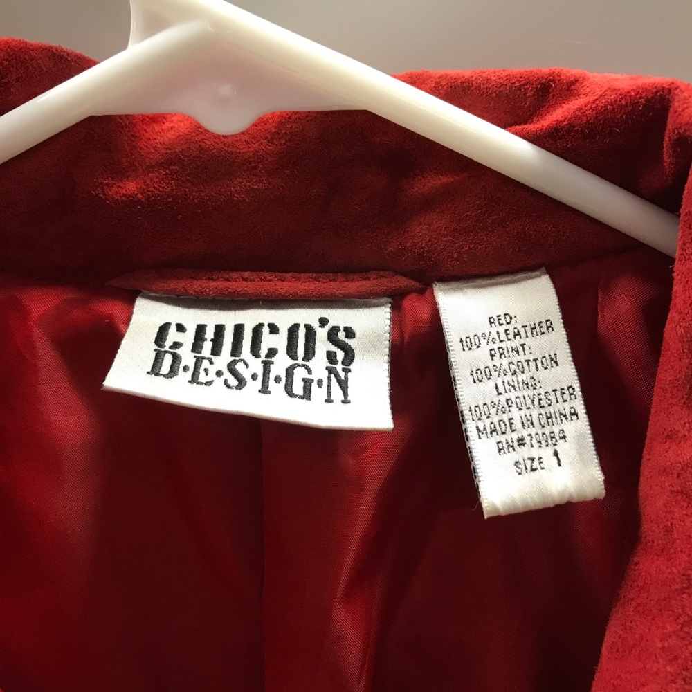 Chico's Red Jacket - Picture 4 of 6